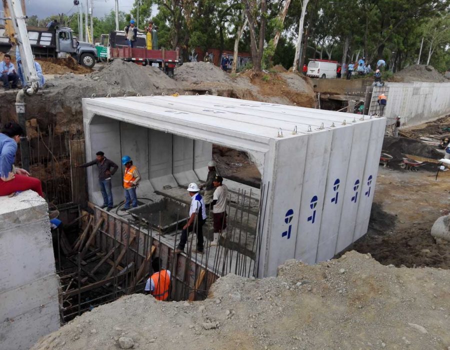 Cajas puente prefabricadas de concreto
